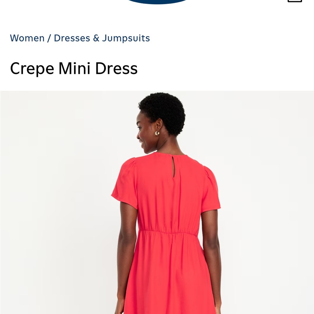 Old Navy Red Mini Dress